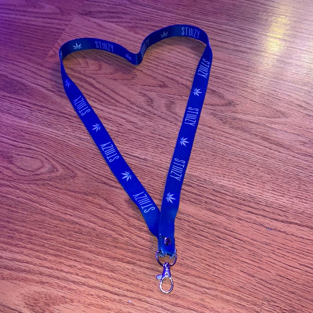Stiiizy Lanyard Dodger blue keychain accessory holder